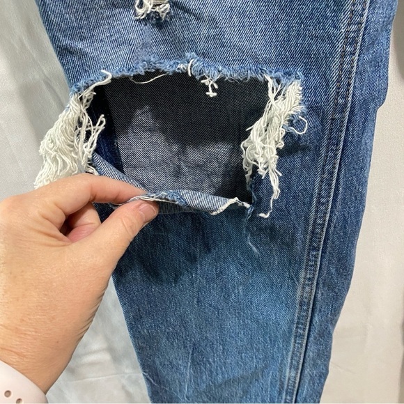 Abercrombie & Fitch The 90s Straight Ultra High Rise Jeans Curvy Love Size 27 - Picture 7 of 15